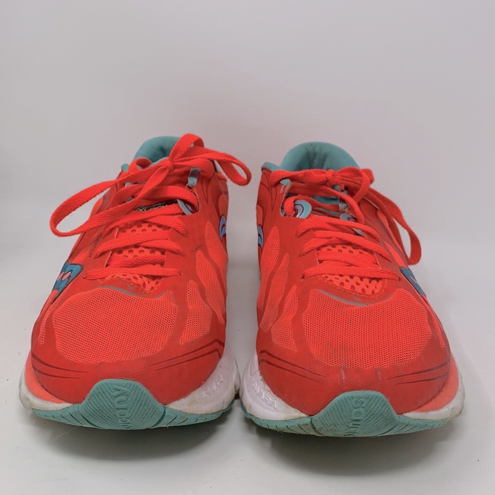 Saucony Kinvara 5 Coral Blue Womens Sneakers - Picture 2 of 10